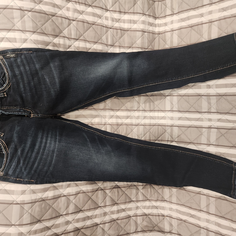 Silver Jeans Women's Skinny Jeans - Dark Blue